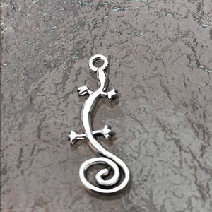 New Lizard  silver charm bracelet necklace